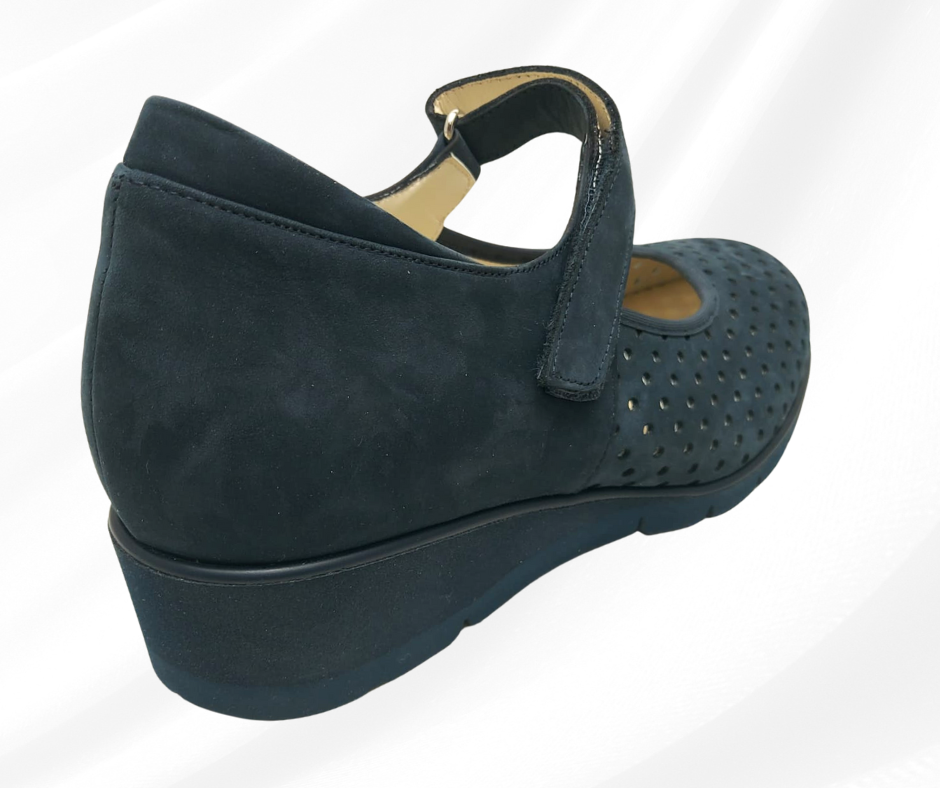 MARAL 105R BLU scarpa molto comoda donna predisposta per plantari ortopedici