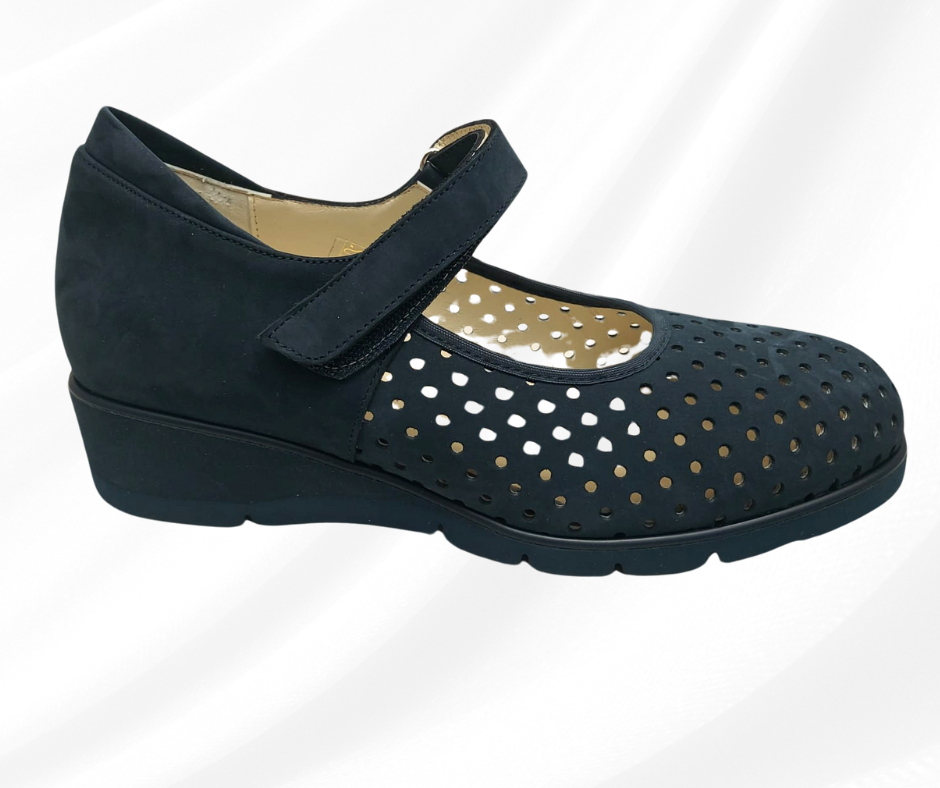 MARAL 105R BLU scarpa molto comoda donna predisposta per plantari ortopedici