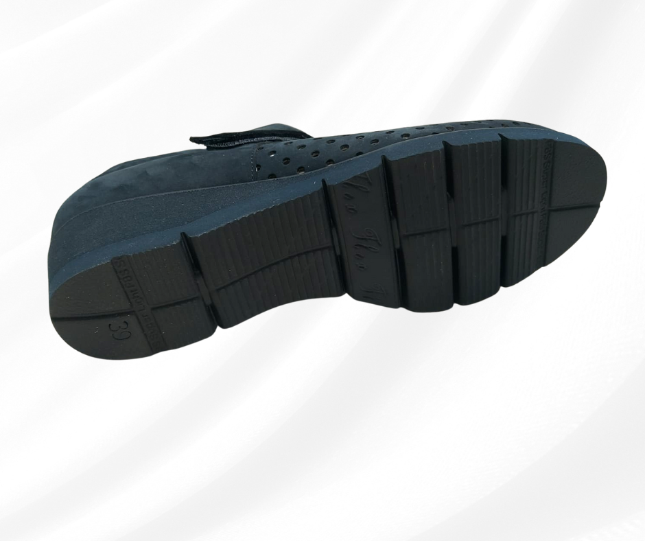 MARAL 105R BLU scarpa molto comoda donna predisposta per plantari ortopedici
