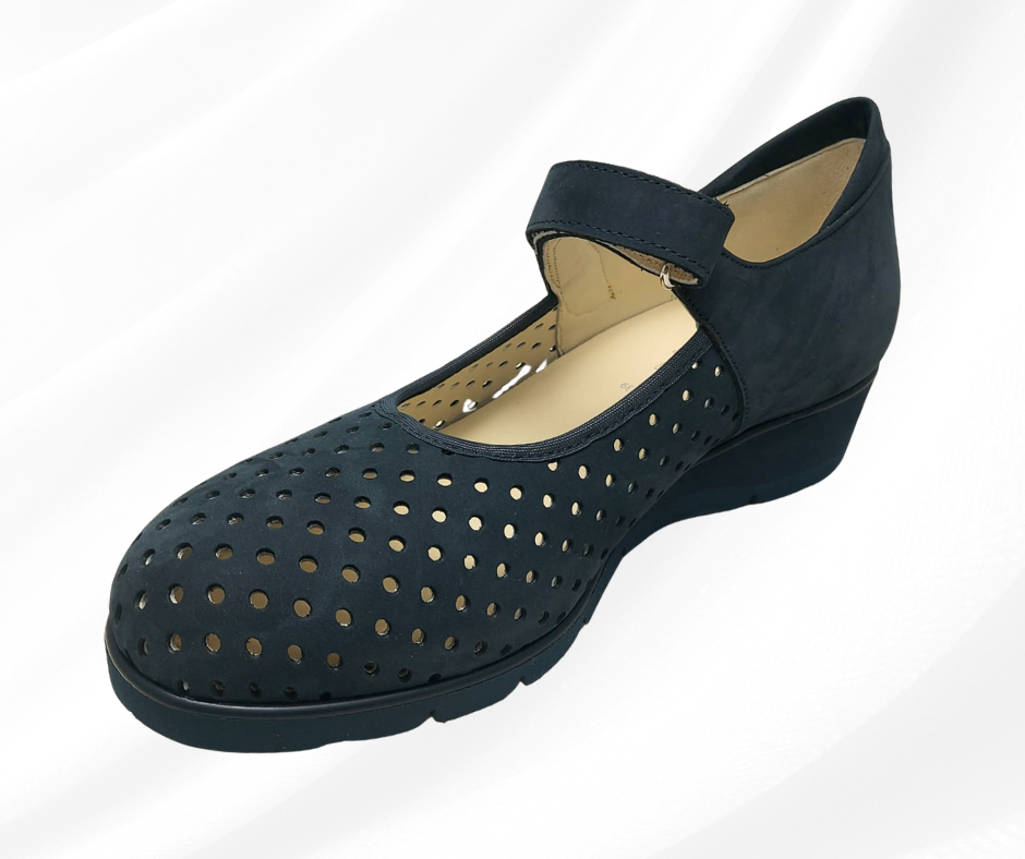 MARAL 105R BLU scarpa molto comoda donna predisposta per plantari ortopedici