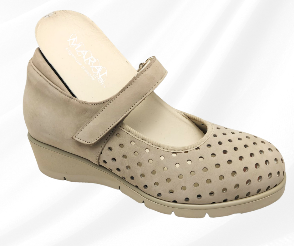 MARAL 105R CAMMELLO scarpa molto comoda donna predisposta per plantari ortopedici