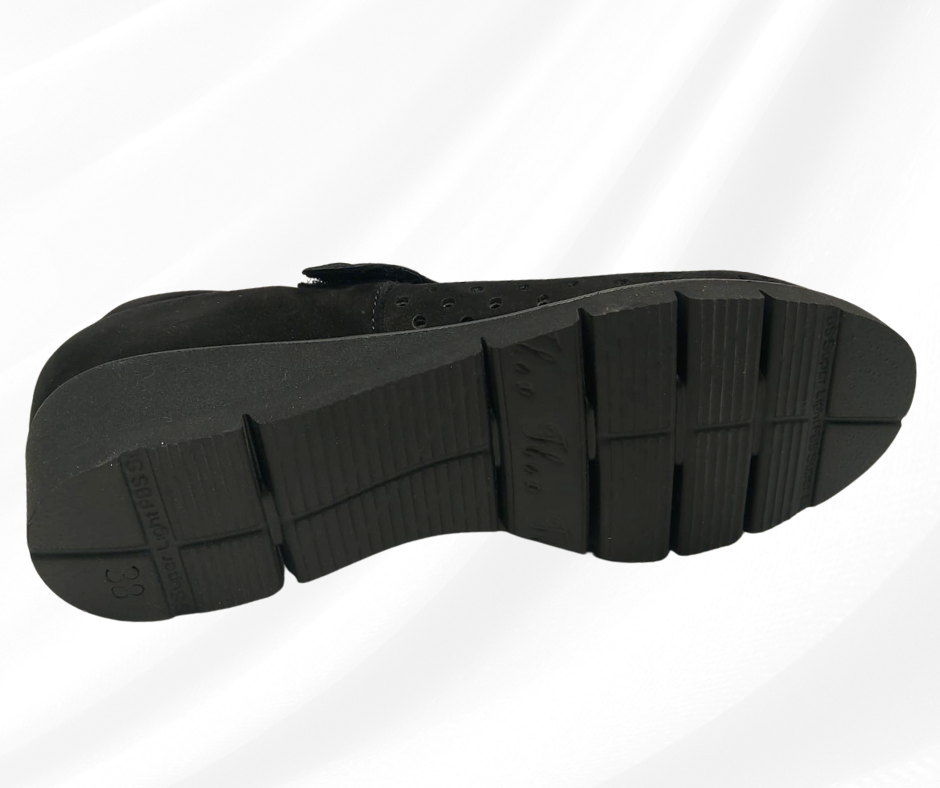 MARAL 105R NERO scarpa molto comoda donna predisposta per plantari ortopedici