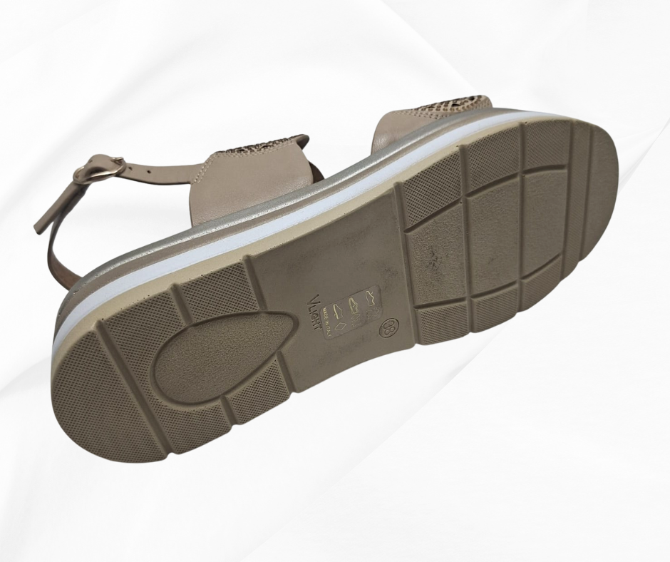 REPO 11277 BEIGE sandalo comodo donna con cinturino