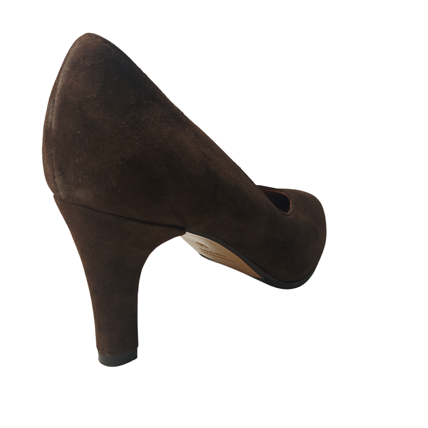 CONFORT 1433 NUTELLA DECOLTE COMODO DONNA IN CAMOSCIO CON TACCO