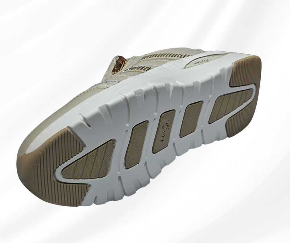 Scarpa molto comoda sneaker DONNA SERENA 146029 beige