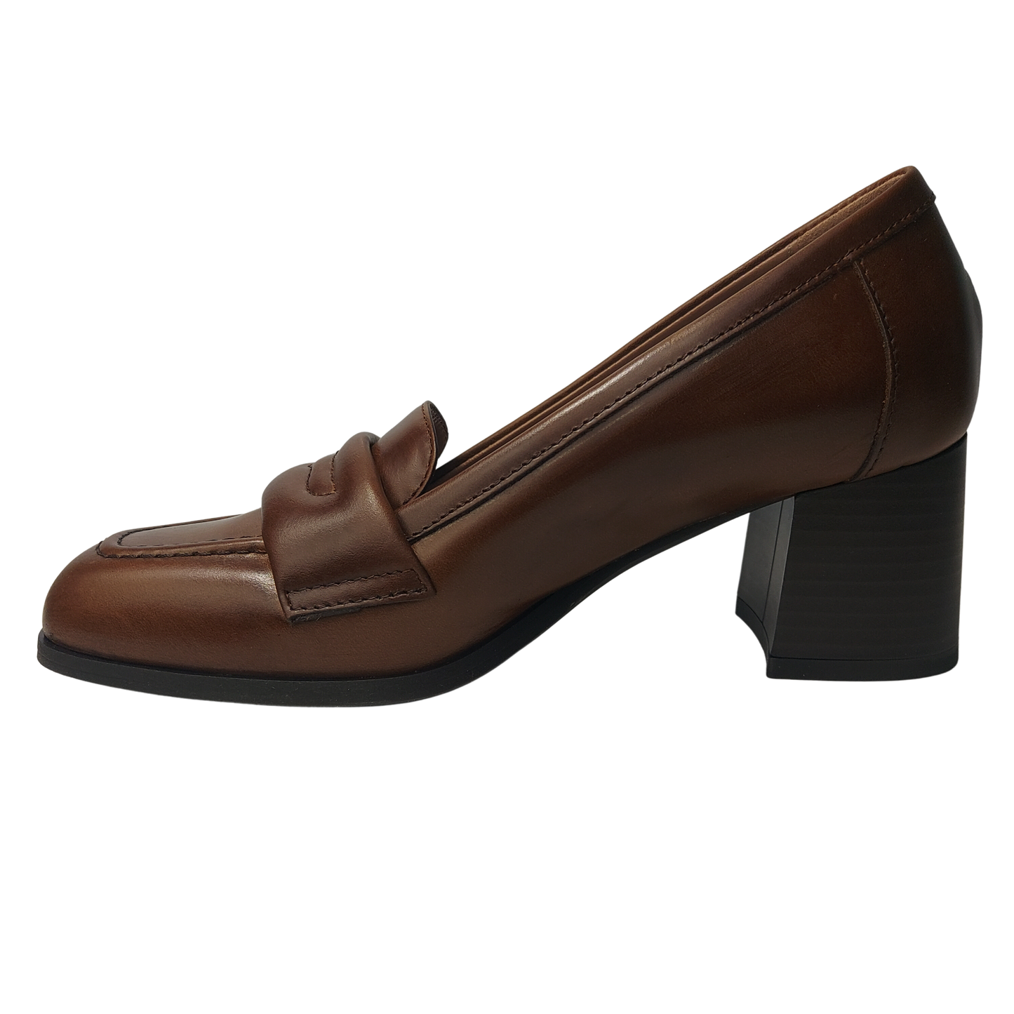 CONFORT 1491 CUOIO scarrpa accollata con tacco