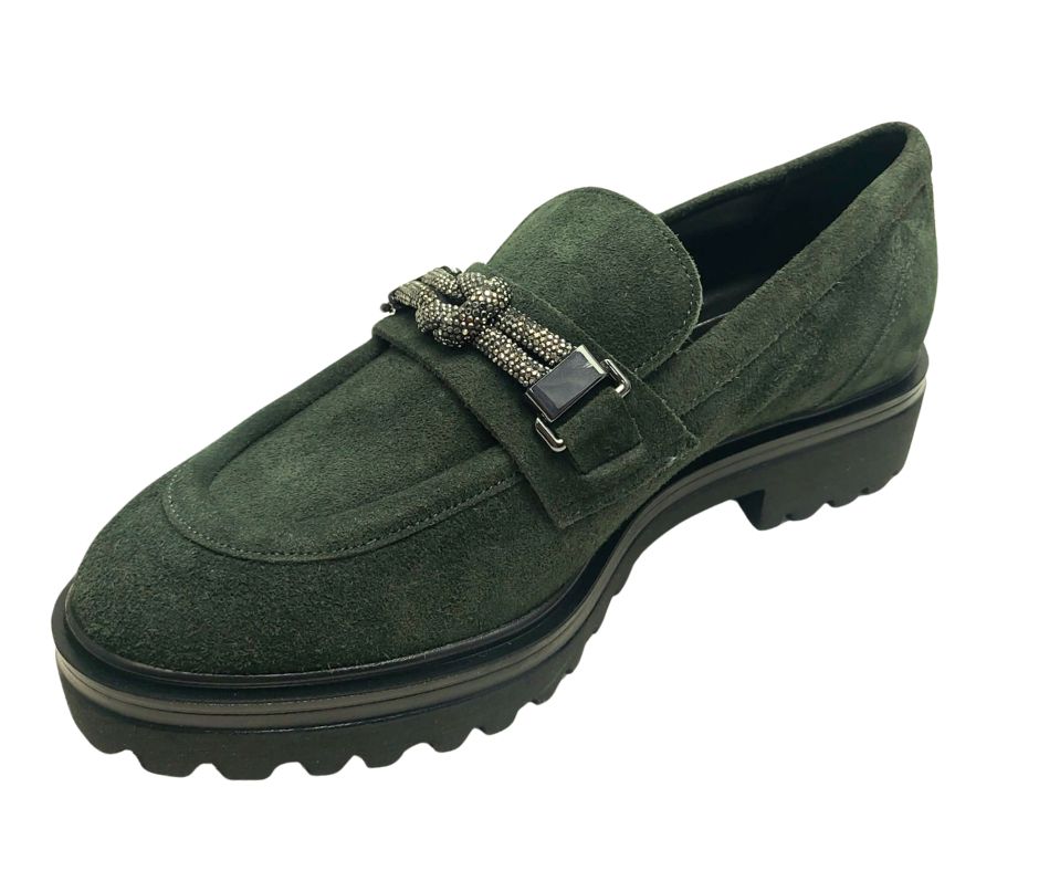 CONFORT 2487 FOREST mocassino comodo in camoscio