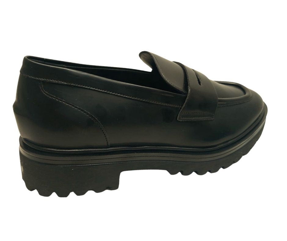 CONFORT 2489 NERO scarpa comoda donna accollata in pelle abrasivata