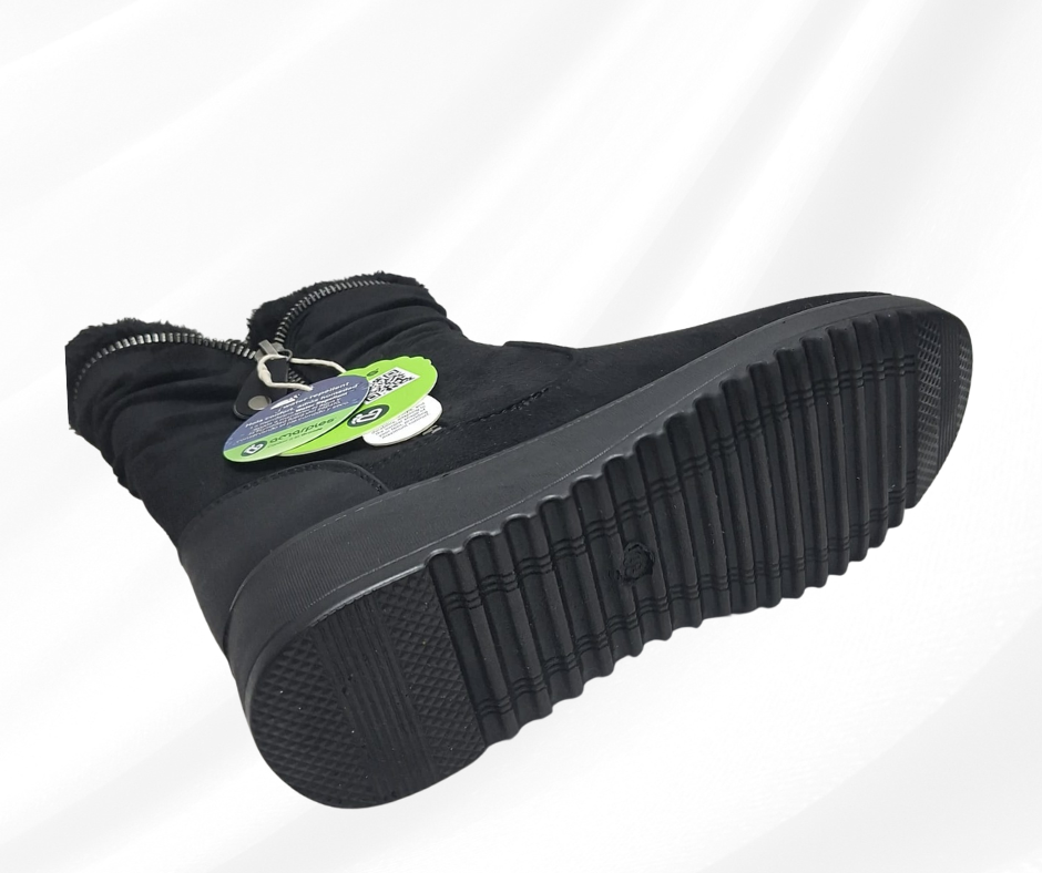 Stivaletto con imbottitura comodO 27167 NERO