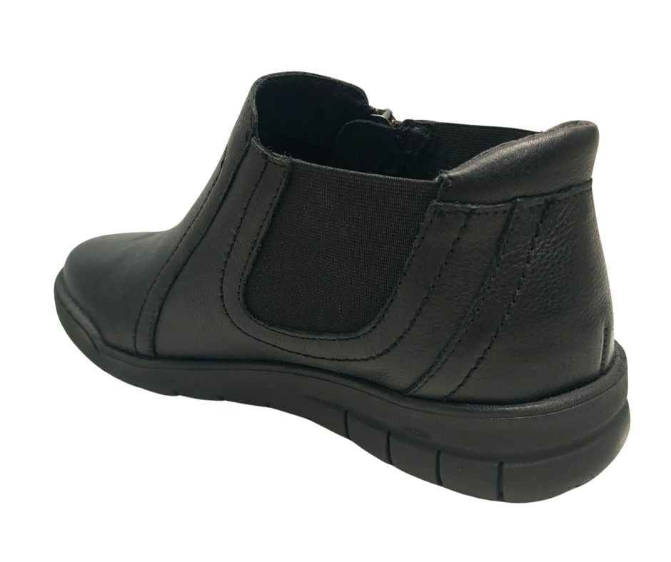 VALLEVERDE 36300 nero scarponcino con lampo comodo donna