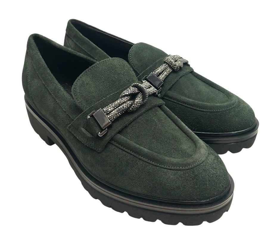 CONFORT 2487 FOREST scarpa comoda donna accollata in camoscio