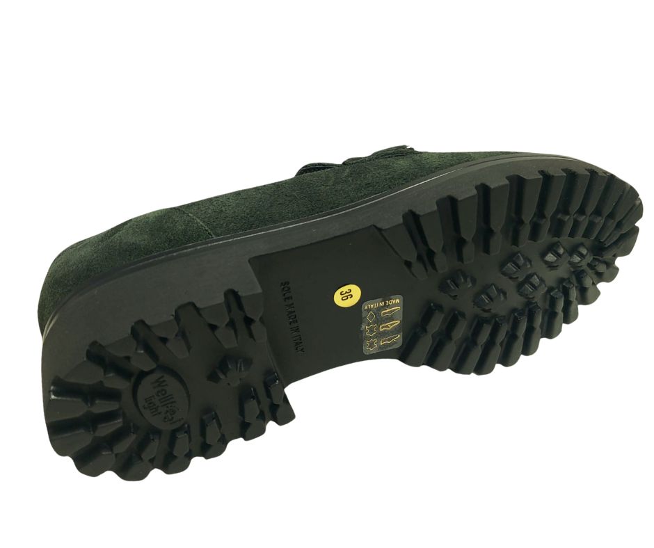 CONFORT 2487 FOREST scarpa comoda donna accollata in camoscio