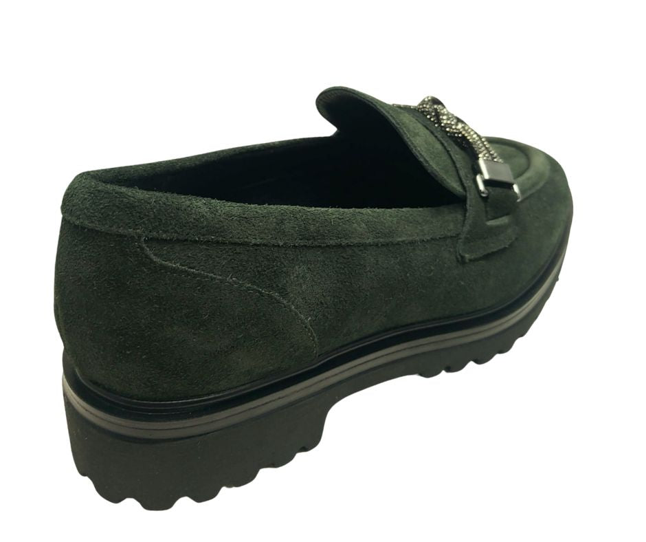 CONFORT 2487 FOREST scarpa comoda donna accollata in camoscio