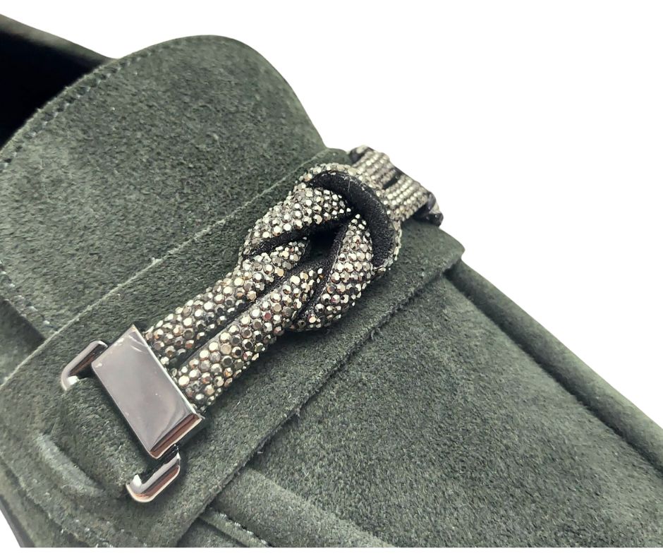 CONFORT 2487 FOREST scarpa comoda donna accollata in camoscio