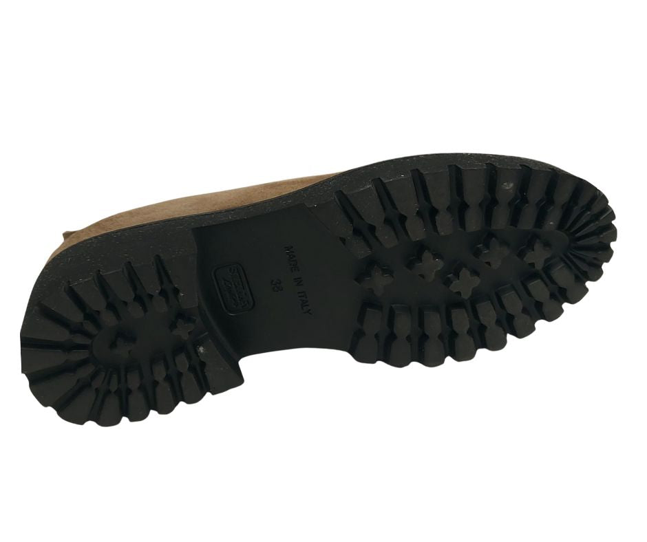 CARIM 4107 ACERO scarponcino molto comodo in camoscio predisposto per plantari