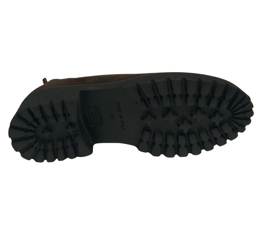 CARIM 4107 MORO scarponcino molto comodo in camoscio predisposto per plantari