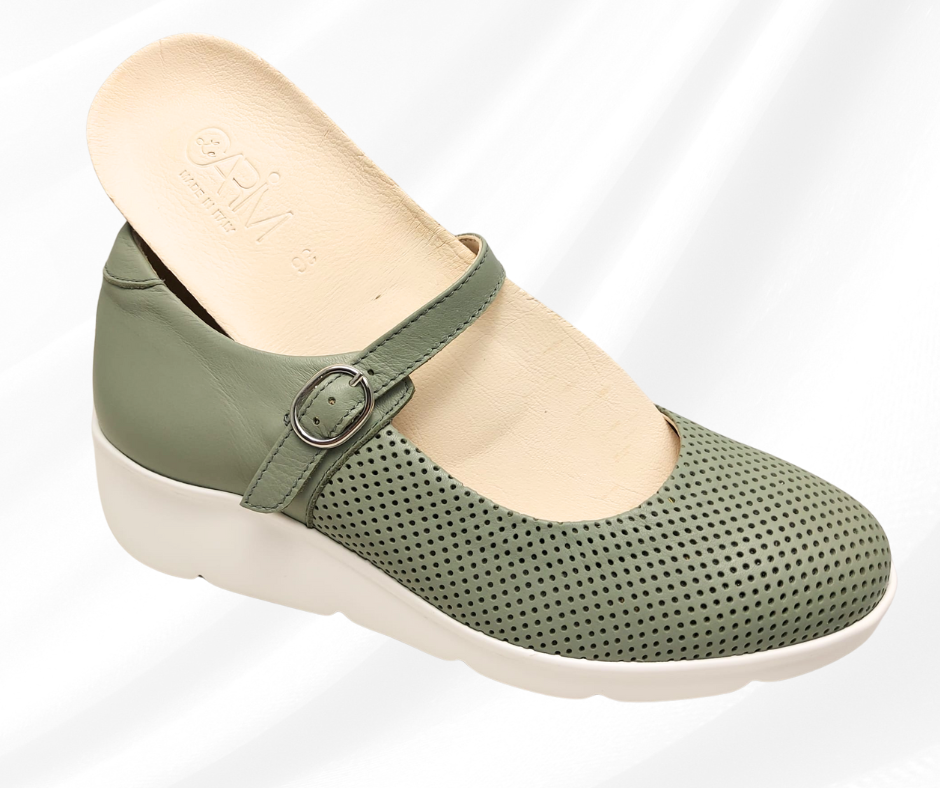 CARIM 4115 EDERA scarpa molto comoda donna con cinturino predisposta per plantari