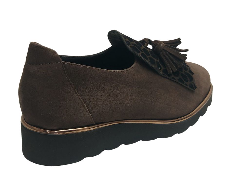 CARIM 4118 MORO scarpa molto comoda slipon predisposta per plantari