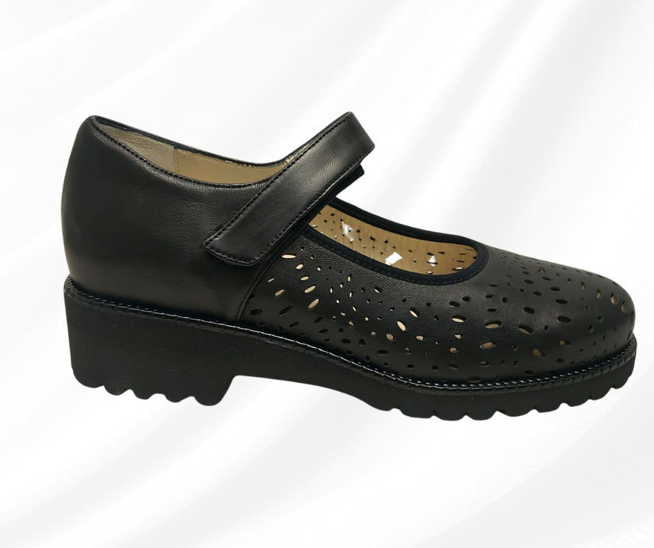 MARAL 416S NERO scarpa molto comoda donna predisposta per plantari ortopedici