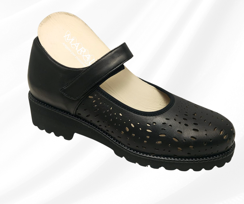 MARAL 416S NERO scarpa molto comoda donna predisposta per plantari ortopedici