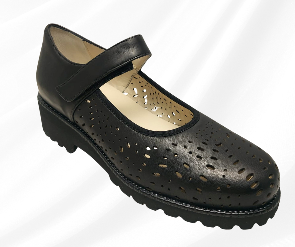 MARAL 416S NERO scarpa molto comoda donna predisposta per plantari ortopedici