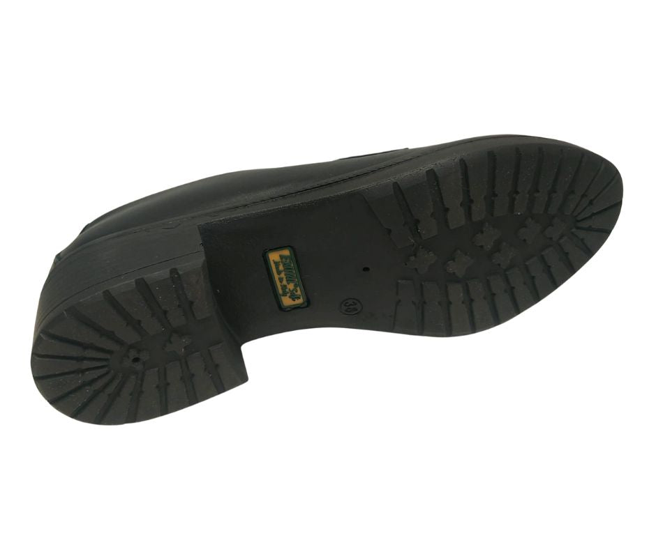 ENVAL SOFT 47501 nero scarpa comoda accollata con plantare in memoy foam