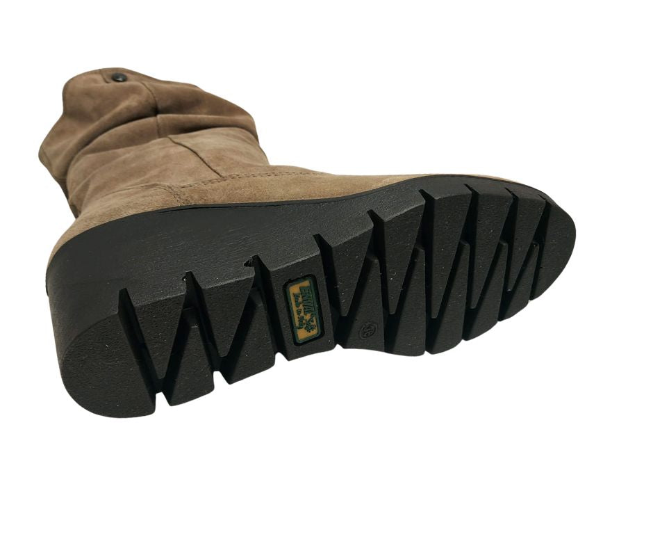 ENVAL SOFT 47632 FANGO stivale in camoscio con zeppa