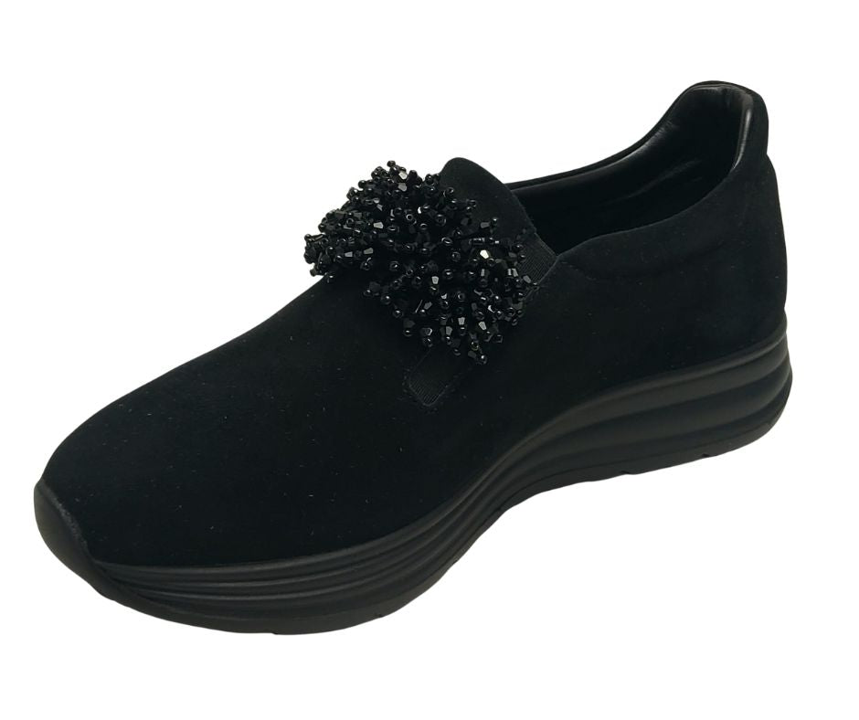 CARIM 5042 NERO scarpa molto comoda slipon predisposta per plantari