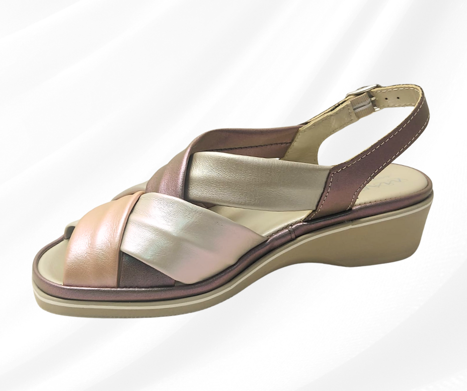 MARALSHOES 522J NUDE sandalo anatomico molto comodo per piedi sensibili