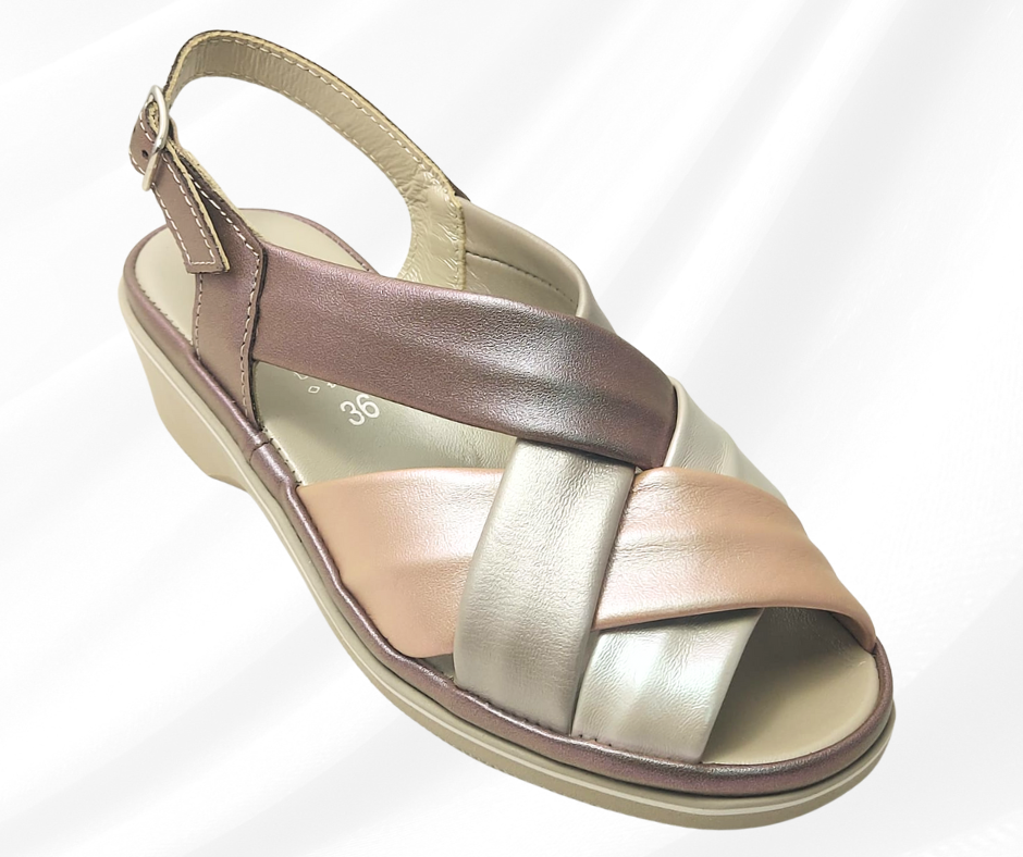 MARALSHOES 522J NUDE sandalo anatomico molto comodo per piedi sensibili