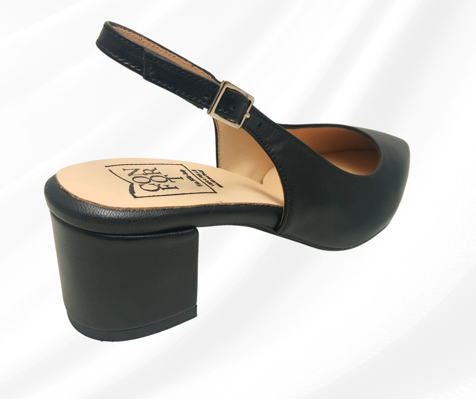CONFORT 6003 RAK NERO chanel comodo con tacco