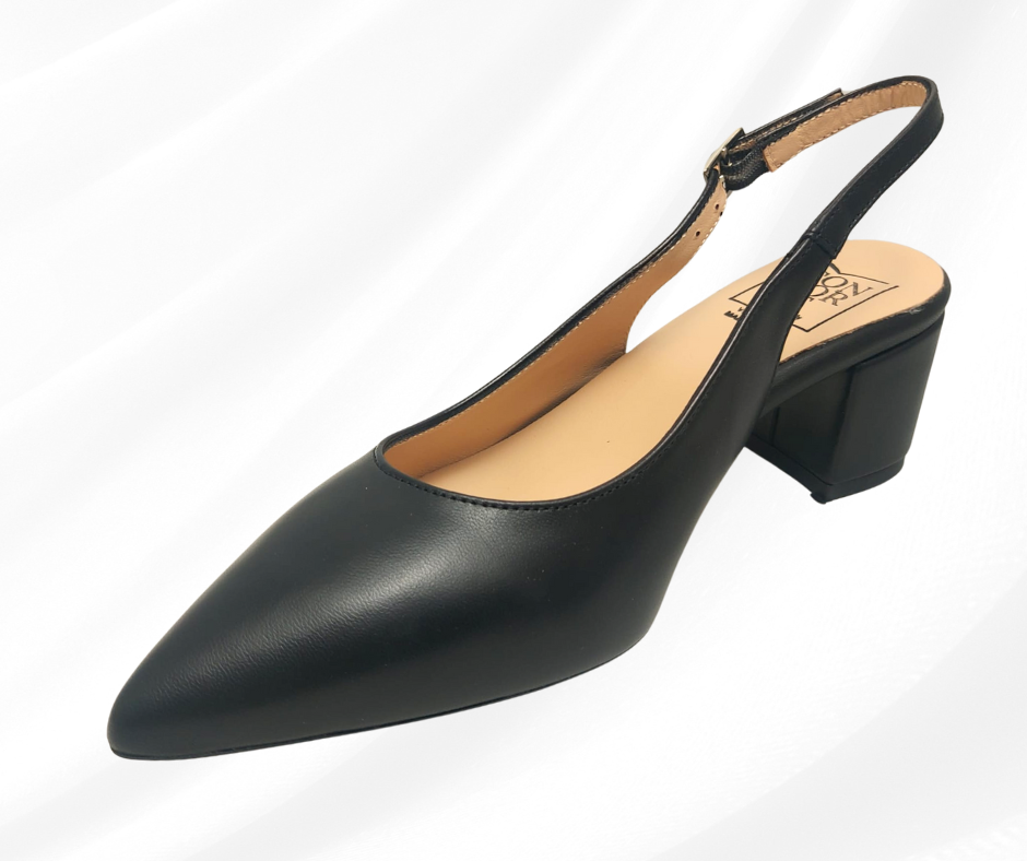 CONFORT 6003 RAK NERO chanel comodo con tacco