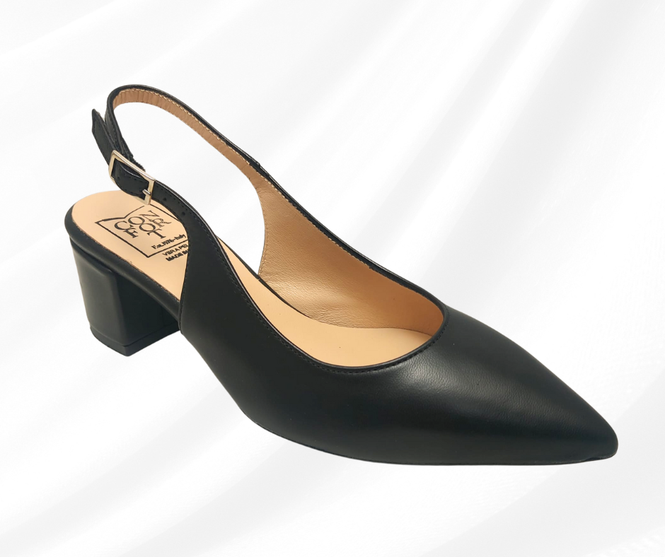 CONFORT 6003 RAK NERO chanel comodo con tacco