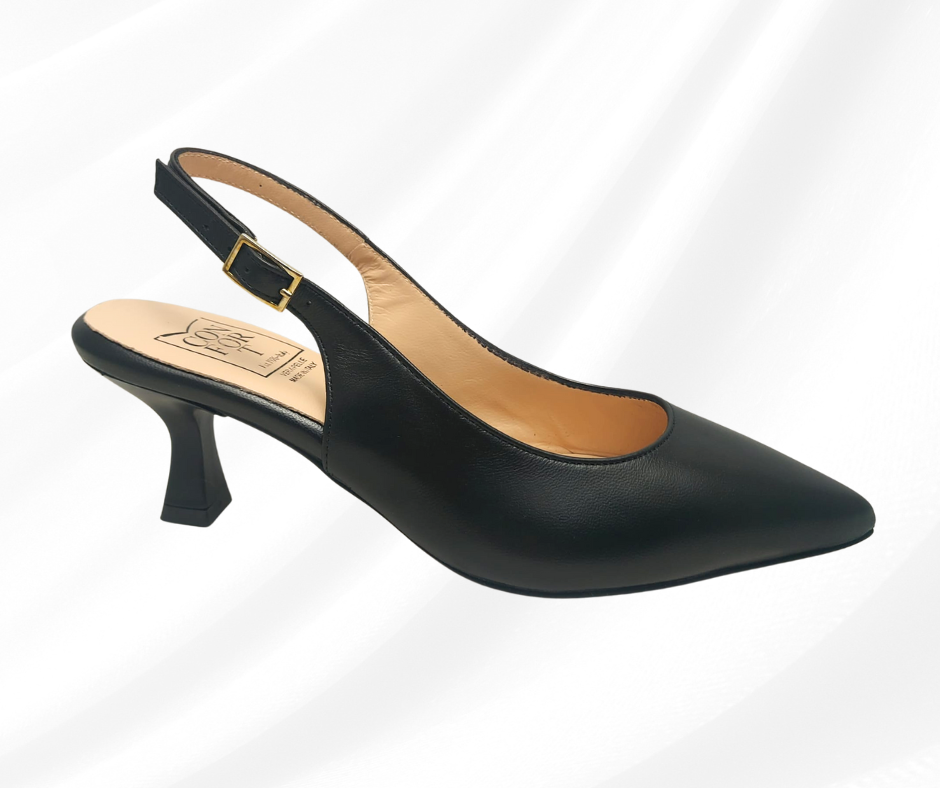 CONFORT 6443 RAK NERO chanel comodo con tacco