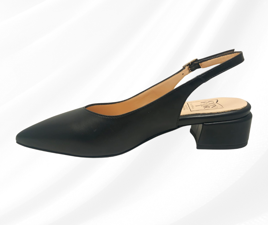CONFORT 6445 RAK NERO chanel comodo con tacco basso