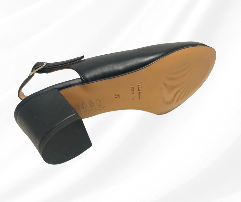 CONFORT 6720 NERO chanel comodo con tacco