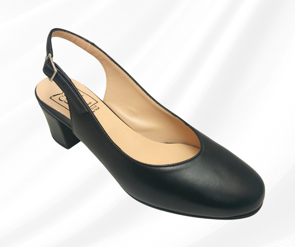 CONFORT 6720 NERO chanel comodo con tacco