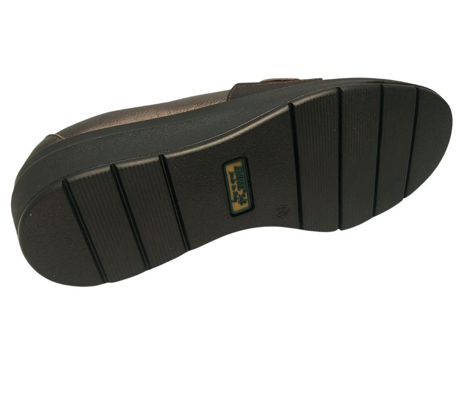 ENVAL SOFT 67632 bronzo scarpa comoda accollata con plantare in memoy foam