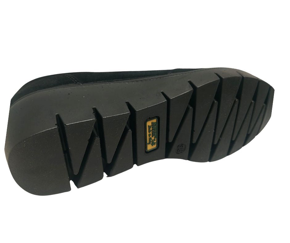 ENVAL SOFT 67662 NERO scarpa comoda accollata con plantare memory foam