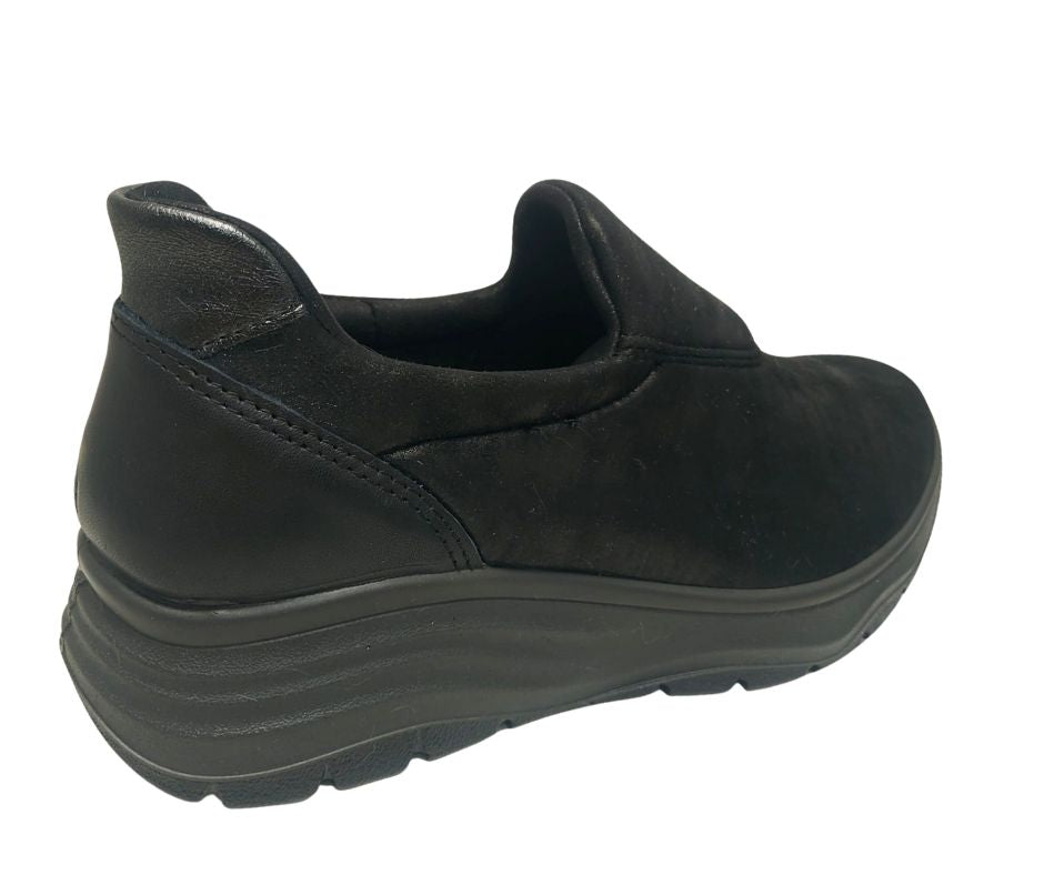 ENVAL SOFT 67769 NERO scarpa comoda con plantare memory elasticizzata