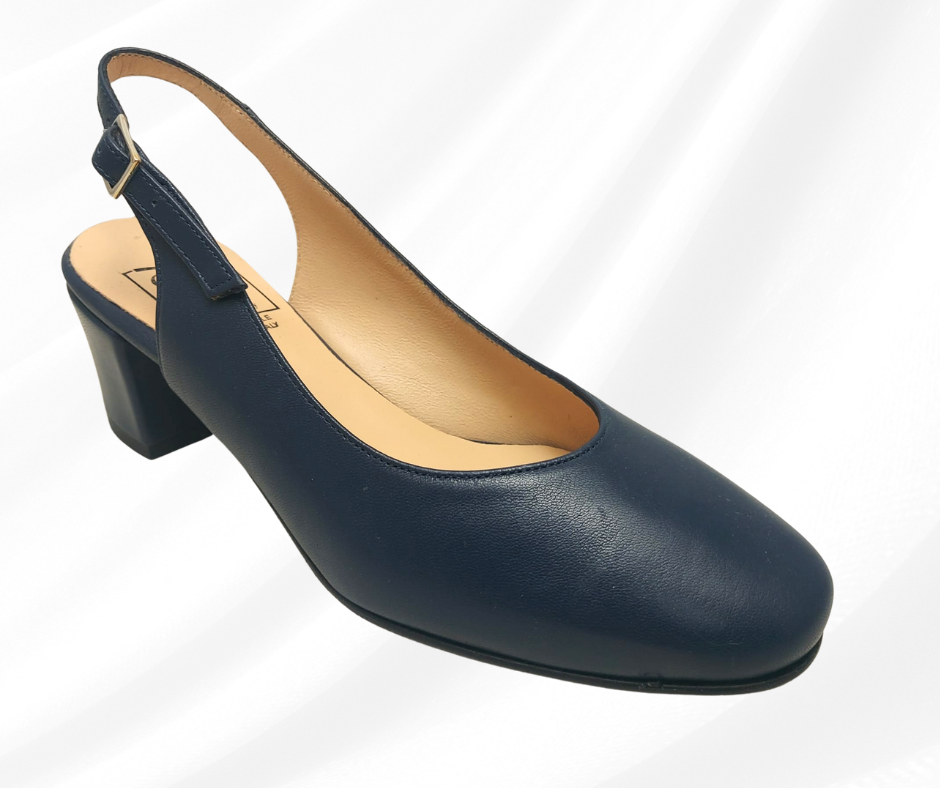 CONFORT 6915 BLU chanel comodo con tacco