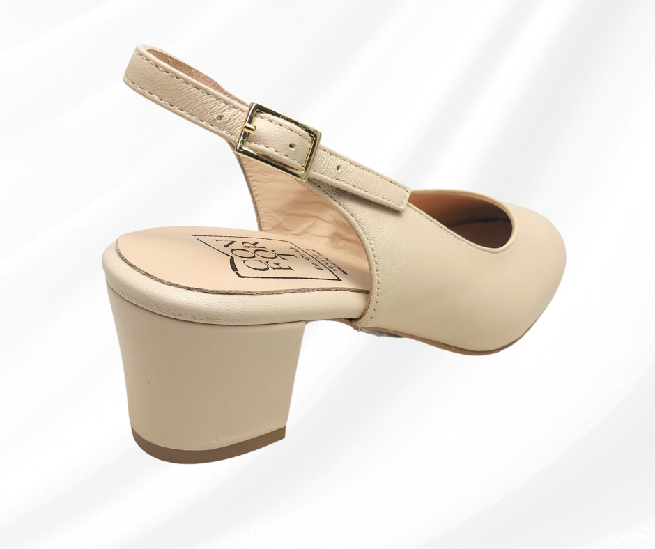 CONFORT 6915 SABBIA chanel comodo con tacco
