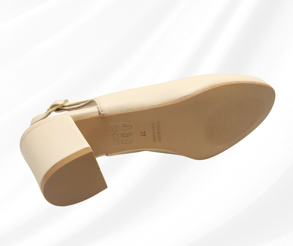 CONFORT 6915 SABBIA chanel comodo con tacco