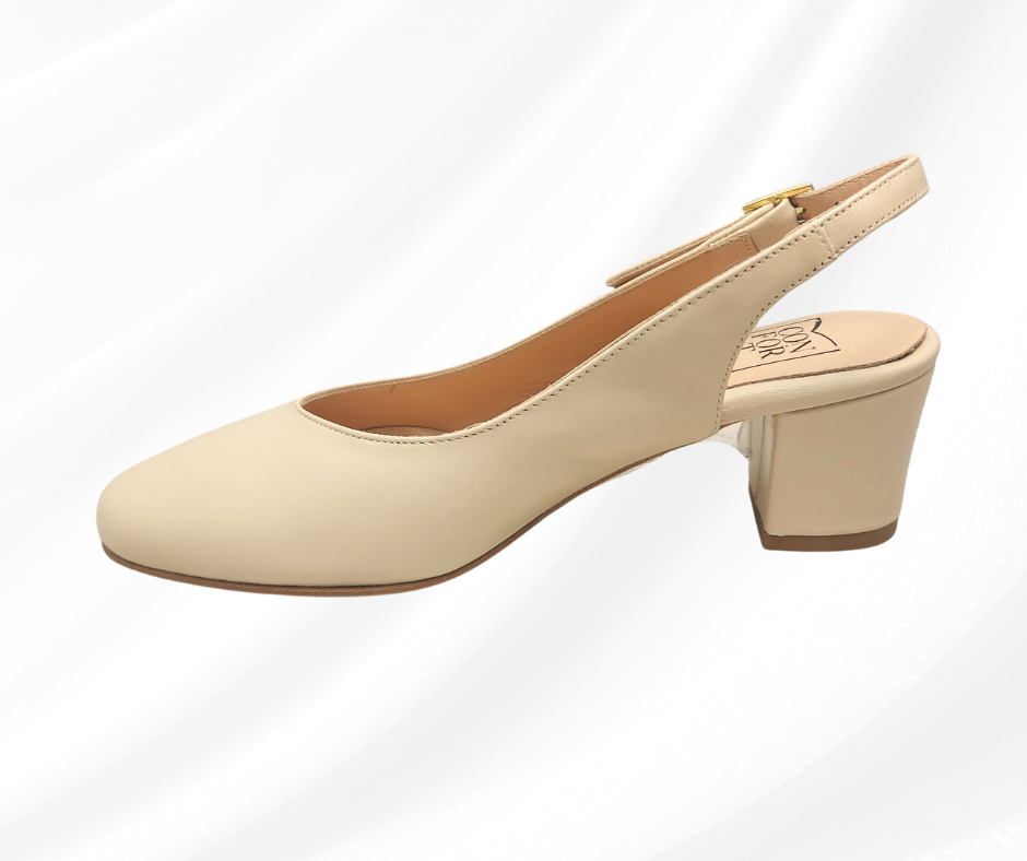 CONFORT 6915 SABBIA chanel comodo con tacco