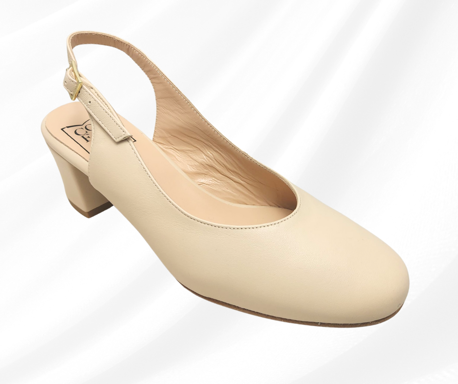 CONFORT 6915 SABBIA chanel comodo con tacco