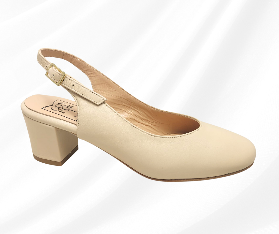 CONFORT 6915 SABBIA chanel comodo con tacco