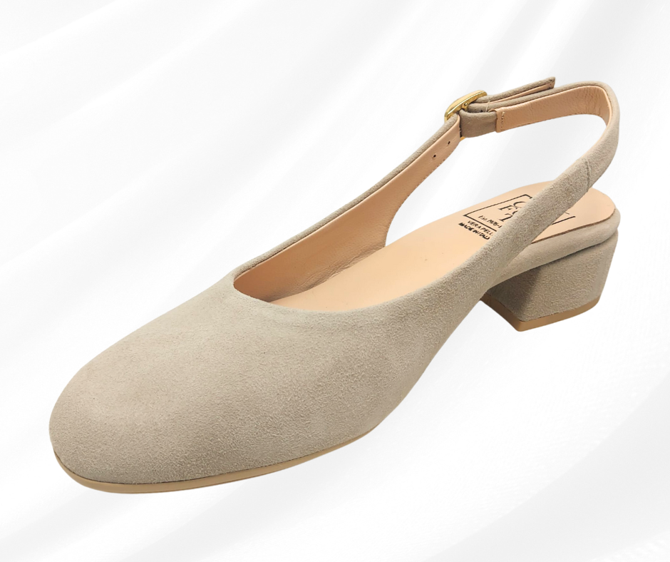 CONFORT 6936 BEIGE chanel comodo con tacco basso