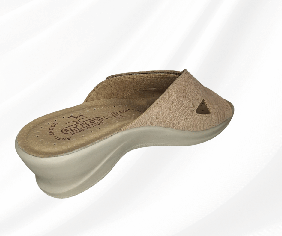 Ciabatta comoda donna Fly Flot colore beige 96 J80 F3 beige