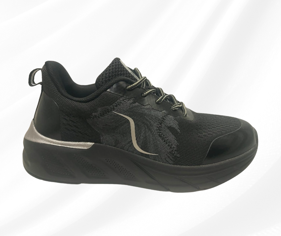 LOREN A2000 NERO scarpa sportiva molto comoda adatta a piedi sensibili