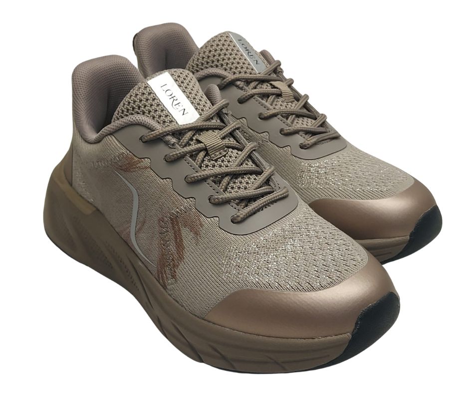 LOREN A2000 TAUPE scarpa sportiva molto comoda adatta a piedi sensibili